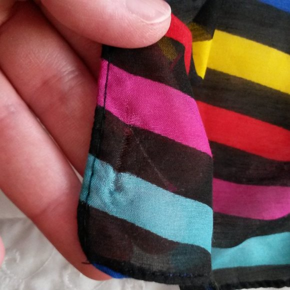 Attitude Jay Manuel Colour Block Scarf - Picture 4 of 7